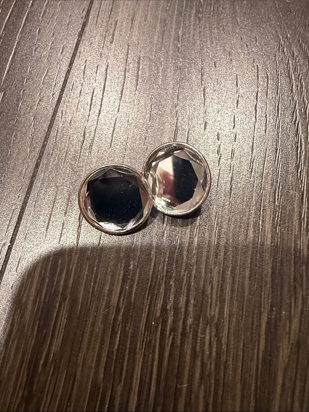 Aldo Brushed Silver-Tone Round Stud Earrings